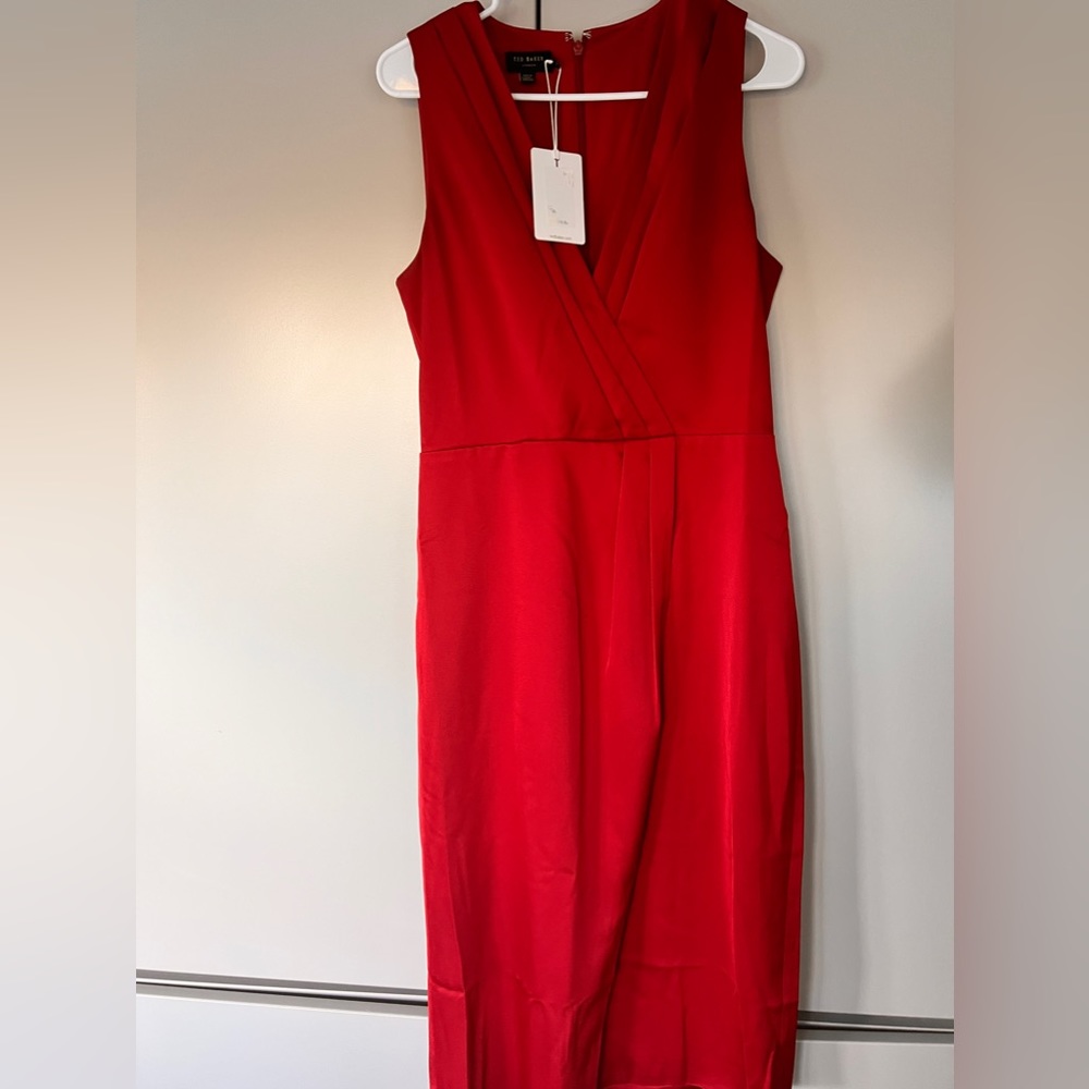 NWT Ted Baker red dress size 3